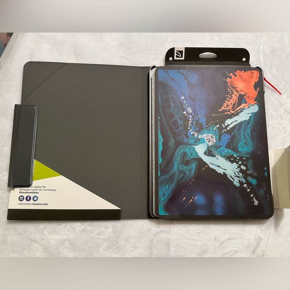 NEW iPad Pro 12.9 gray case. New in box.